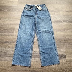 NWT | H&M | Jeans (High Waist, Wide Leg, Ankle Length)